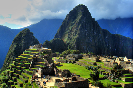 Machu Picchu - clouds, beutiful, ancient, lost city, peru