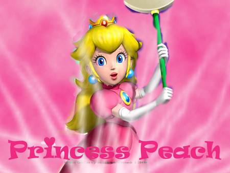 Princess Peach - power, peach, mario, girl, princess