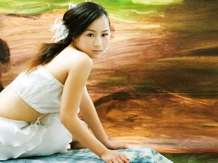 Chinese girl - chinese, pretty, people, girl, woman