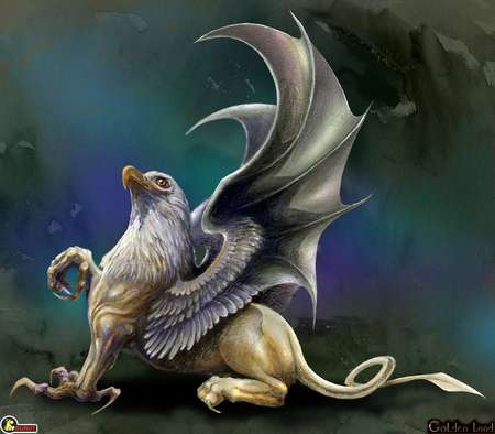 Griffin - a, griffin, creature, fantasy