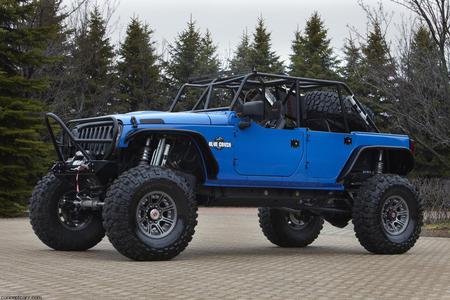 Jeep - a, jeep, blue, 4x4