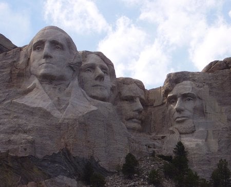 The confederate memorial carving_USA(seven to the magic world) - relief, usa, carving, world, rocks, arhitecture, human