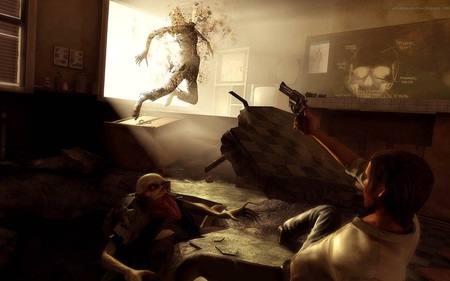 Zombie - zombie, fight, fantasy, a