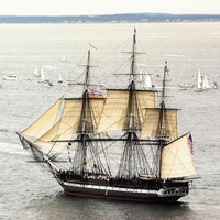 THE USS CONSTITUTION-(OLD IRONSIDE)