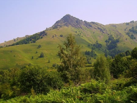 Mountains - nature, mountains, sky, forests