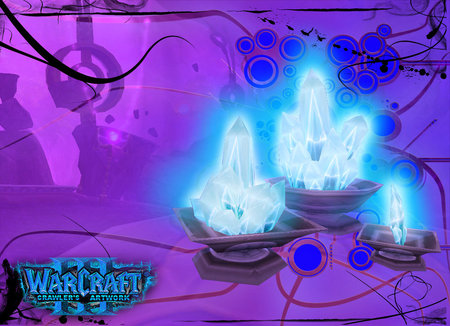 Crawler's wow crystals - purple, wow, crystal, world of warctaft