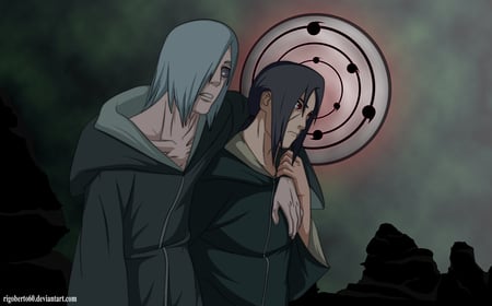 naruto - sharingan, itachi, anime, naruto, rinnegan, pain