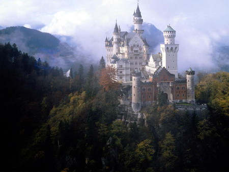 Neuschwanstein - schloss, fairy tale, neuschwanstein, castle