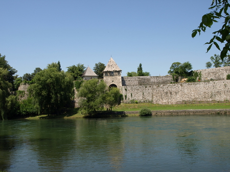 Kastel fortress Banja Luka - fortress, river, blue sky, ancient