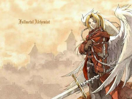 Edward Elric Angel - elric, angel, edward, fma