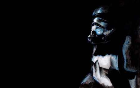 Waiting in the shadows - trooper, helmat, star wars, stormtrooper