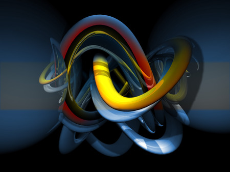 Cold Kiss Sensations - abstract, kiss, 3d, twists, teasers, love