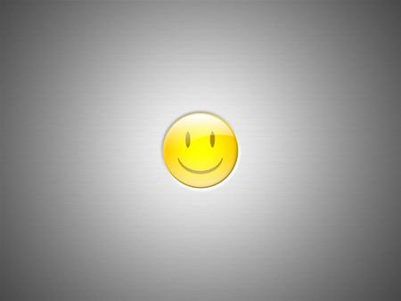 Smile for the wallpaper - smiley, grey backround