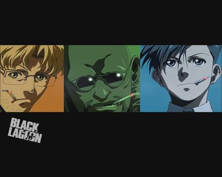 Black Lagoon Guy 1280X1024 ratio - anime, black lagoon