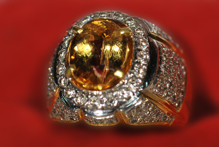 yellow-topaz - gem, jewelry, ring