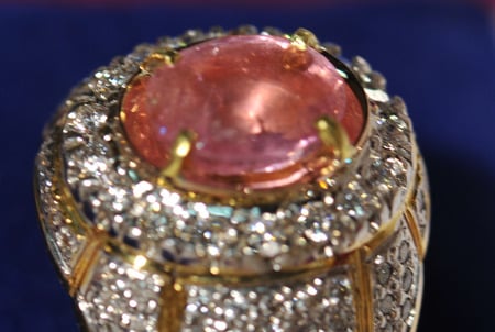 pink saphire - ring, gem, jewelry