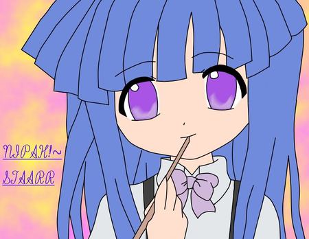 rika-chan~nipah~ - drawing, higurashi no naku koro ni, nipah, rika