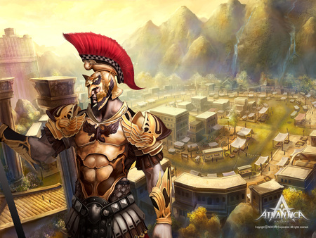 Atlantica - hd, atlantica online, warrior, video game, gladiator, atlantica