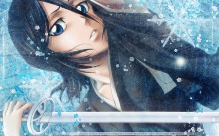 Kuchiki Rukia - blue, kuchiki, rukia, bleach