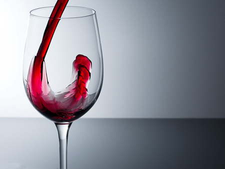 Red Wine - glass, wine, red, delicate