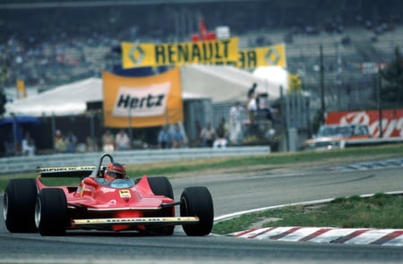 Gilles Villeneuve - Ferrari - f1, gilles villeneuve, formula 1, ferrari