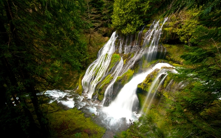 PANTHER CREEK FALLS,Skamania County, Washington