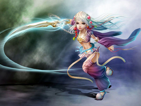 Fantasy child - chil, girl, people, fantasy