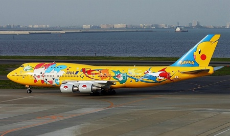 Pokemon - aircraft, pokemon, colors, beautiful