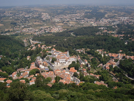 Sintra Portugal - landscape, sintra, town, portugal