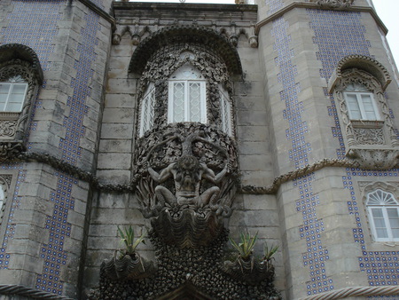 Sintra Palace - carving, devil, gargoyle, statue