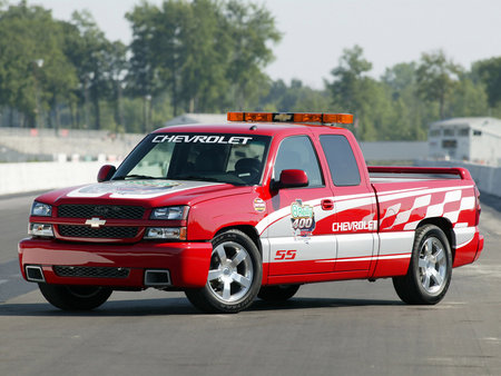 CHEVY SILVERADO PACE TRUCK - pickuptruck, cars, sunny, autos, pacetruck, chevrolet, outside, pace, truck, silverado, trucks, car, auto, chevy