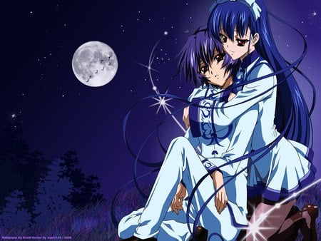 Touka Gettan - moon, cute, mistery, yuri