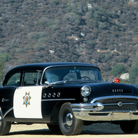 old Buick police car