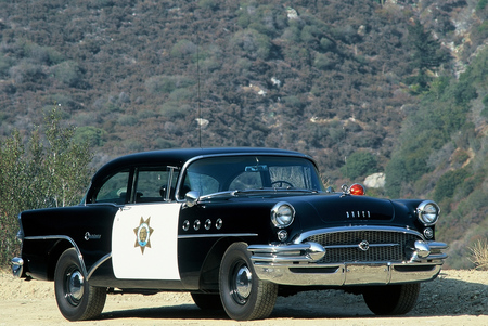 old Buick police car - cars, buick, classic, auto, police car