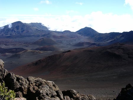 Tallest mountain, Mauna Kea - tallest mountain, one million years old, snow in winter, dormant