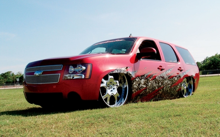 Custom Truck - truck, lowrider, custom, modified