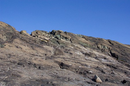 Rocky top - sky, rocks, mountain, blue