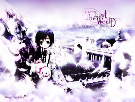 The Lost World - anime, lost world, anime girl, purple