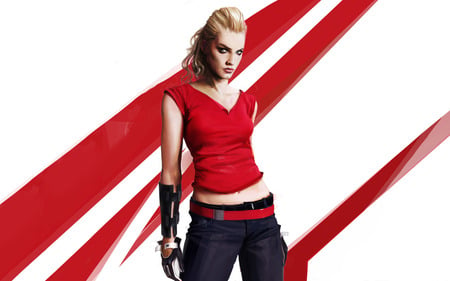 Mirrors Edge - red, fantasy, video game, mirrors edge, girl, hd