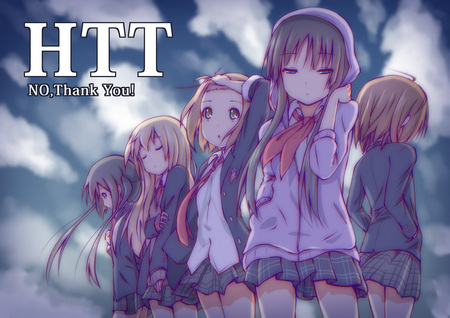 K-on! - k-on, hoodie, long hair, short hair, seifuku