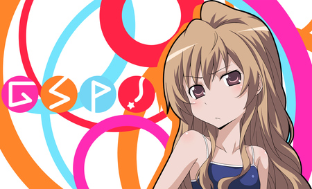 Taiga Aisaka - toradora, colorful, blush, taiga aisaka