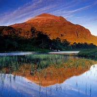 Sgurr Dubh reflected in Loch Clair