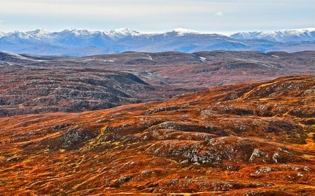 Meall Fuar Mhonaidh - countryside, scotland, highlands, wild