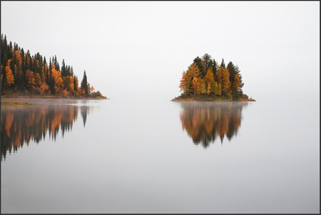 STILNESS - still, lake, trees, reflection, water