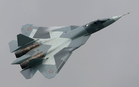 T-50 - fighter, aircraft, t-50, military, sukhoi