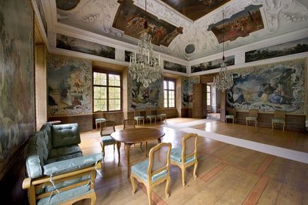 Castle Eggenberg - Garden Room - room, interior, museum, castle