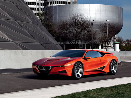 BMW M1 Concept - fast, sedan, car, vehicle