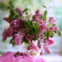 Flowers - combination with purple