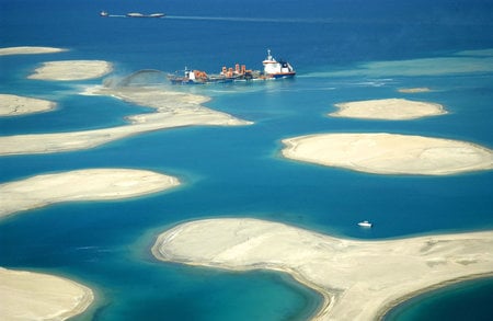 Private islands the world-Dubai - islands, nature, dubai, world, beaches, boat