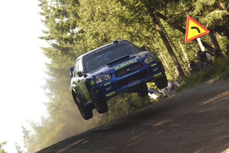 Petter Solberg In Finland - wrc, rally, impreza, suabaru